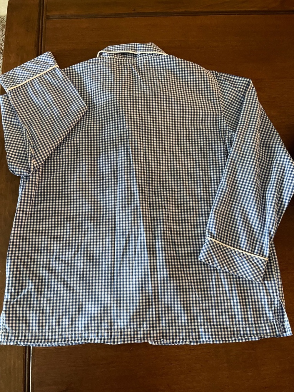 Victoria's Secret Pajama Set Gingham Check - Picture 7 of 8